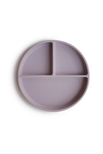 Mushie - silikona šķīvis / Soft Lilac 