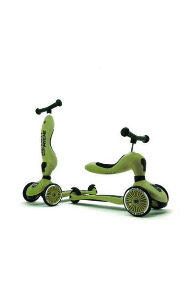 Scoot and Ride - Highway kick 2 in 1 olīvzaļš [Olive] 
