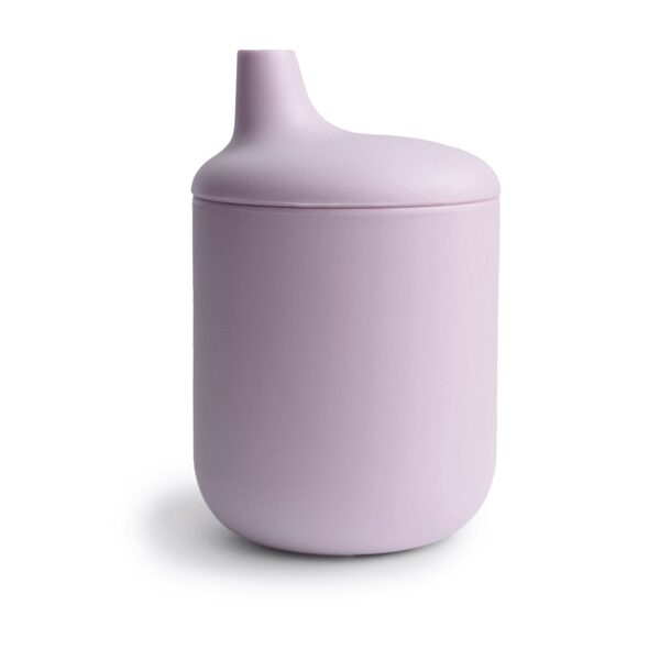 Silikona krūzīte ar snīpīti - Mushie - Soft Lilac