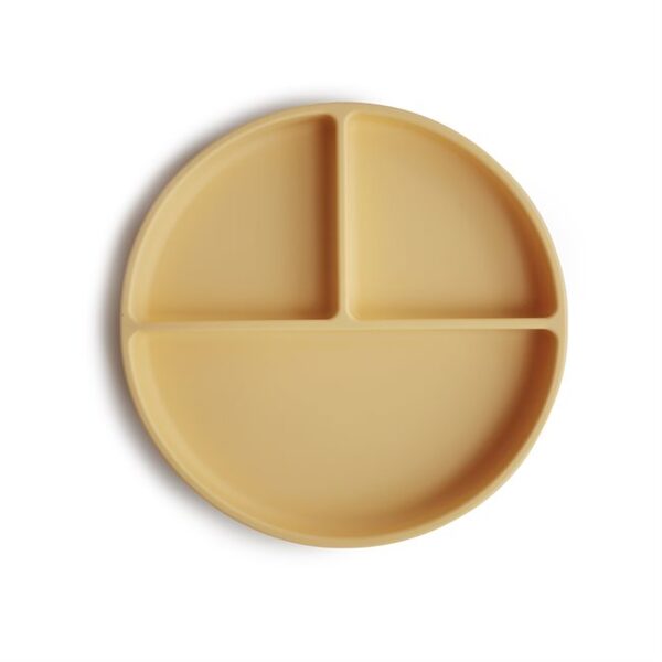 Mushie - silikona šķīvis / Daffodil 