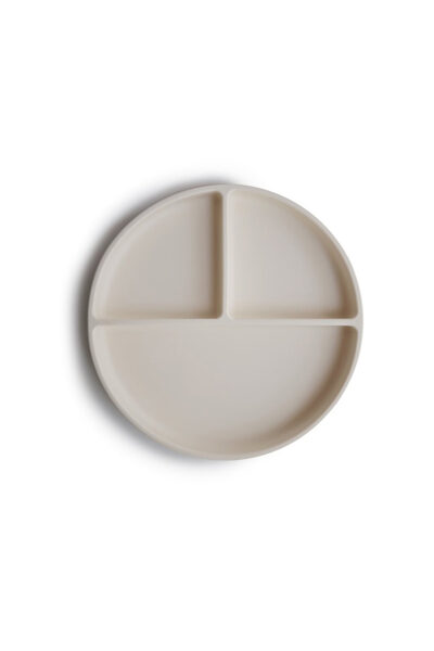 Mushie - silikona šķīvis / Ivory