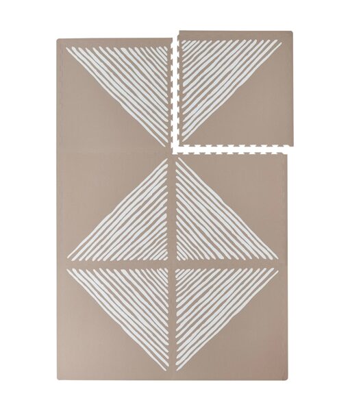 Saliekams Paklājs - Toddlekind - Sandy Lines / Tan