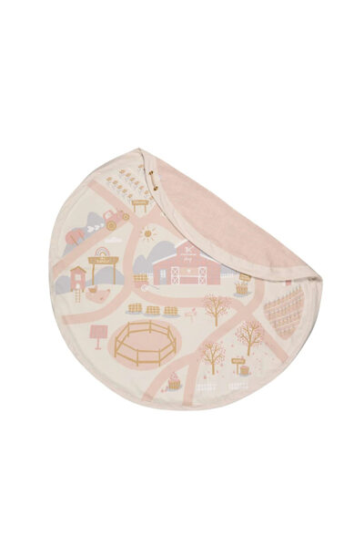 TODDLEKIND 2-IN-1 PLAYMAT + TOY BAG, THE RANCH