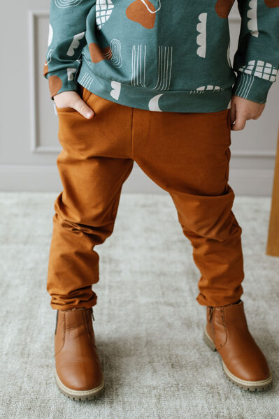 Pants with pockets - Caramel brown