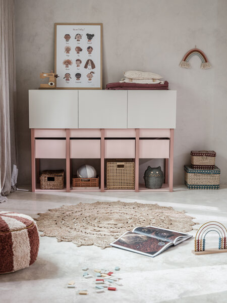 Bērnistabas Kumode - Tweens - Rozā