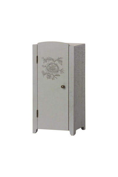 Maileg - Miniature closet - Grey/mint