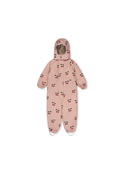 NOHR SNOWSUIT PRINT- MA GRANDE CERISE BLUSH - Konges Slojd