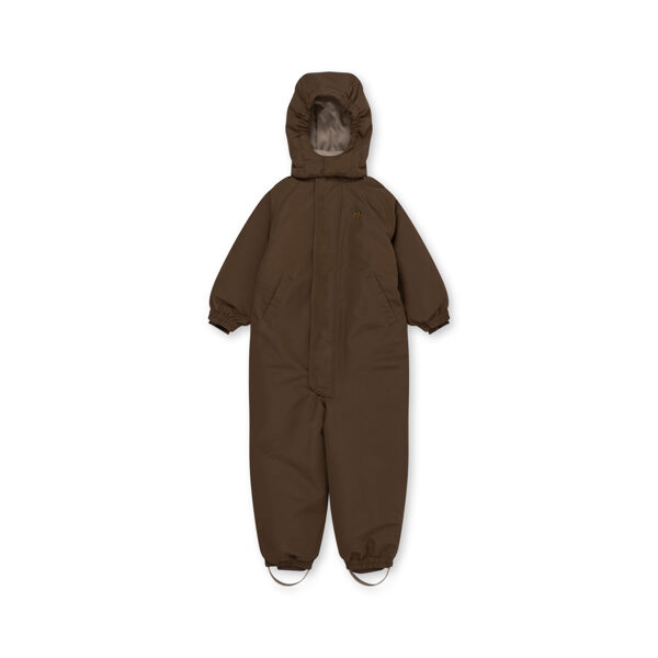 NOHR SNOWSUIT SOLID - WALNUT - Konges Slojd