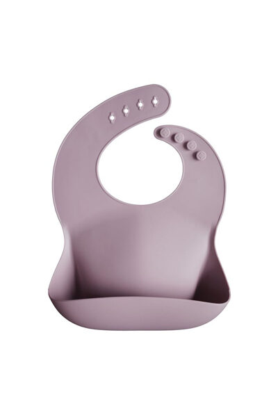 Mushie Silicone Bib Pale Mauve